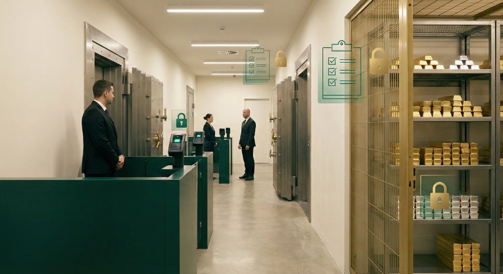 Regulated custody vault