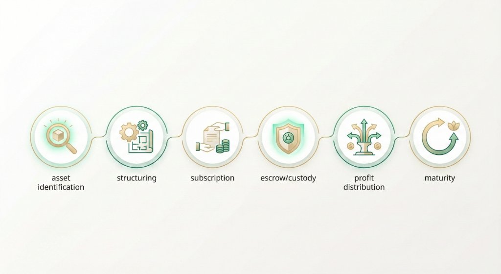 Sukuk lifecycle visualization